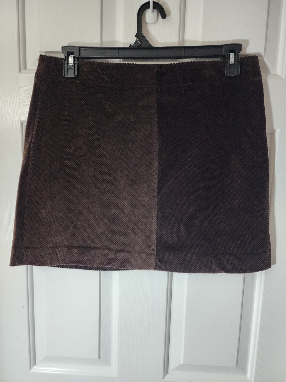 NWT - Banana Republic Chocolate Brown Corduroy Mini Skirt Sz 12